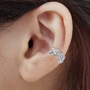 Faux Leaves Ear Cuff